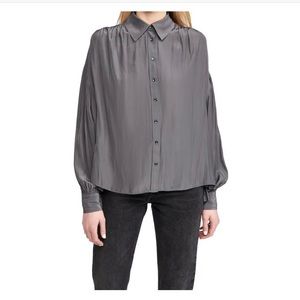 Ramy Brook Margaux Top - Color: Smoke